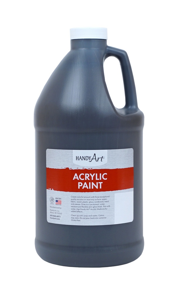 Handy Art Acrylic Paint 1/2 Gallon Raw Umber **ND**