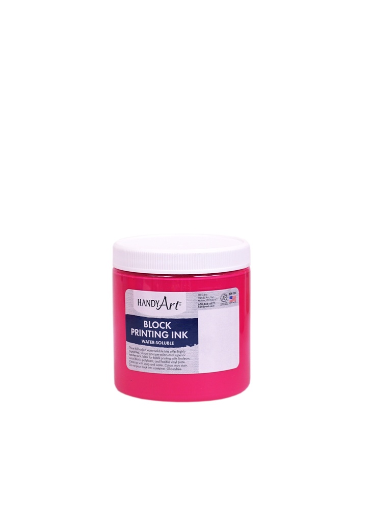 Handy Art Block Printing Ink Magenta 8oz **ND**