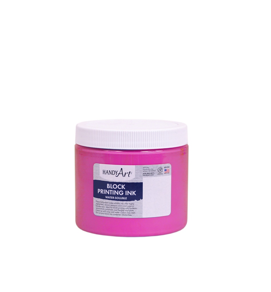 Handy Art Block Printing Ink Magenta 16oz **ND**