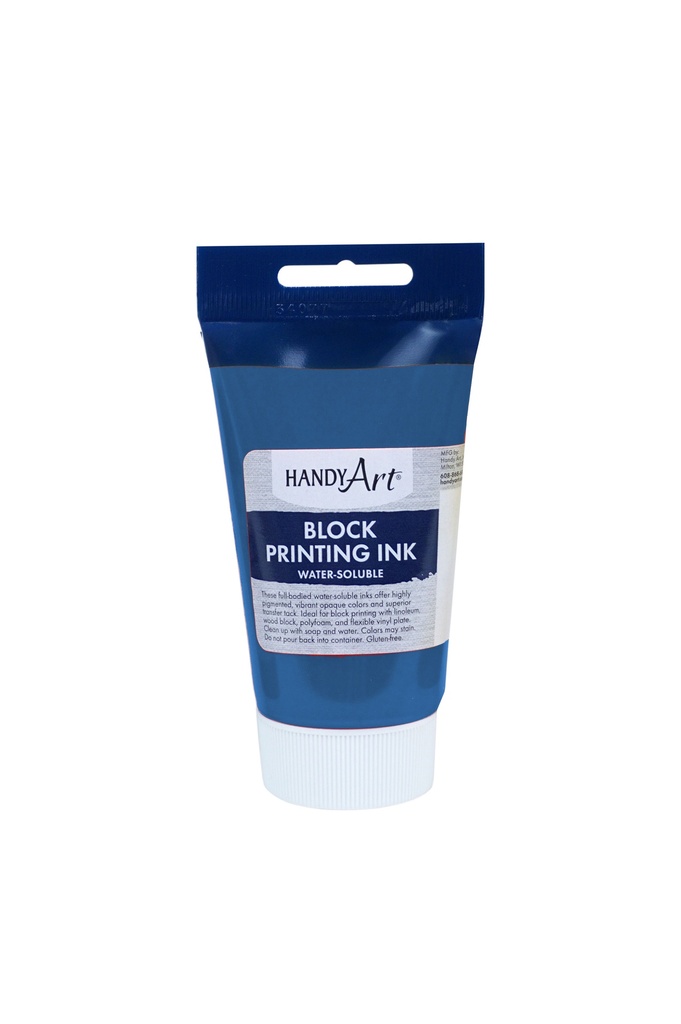 Handy Art Block Printing Ink Turquoiose 2.5oz **ND**
