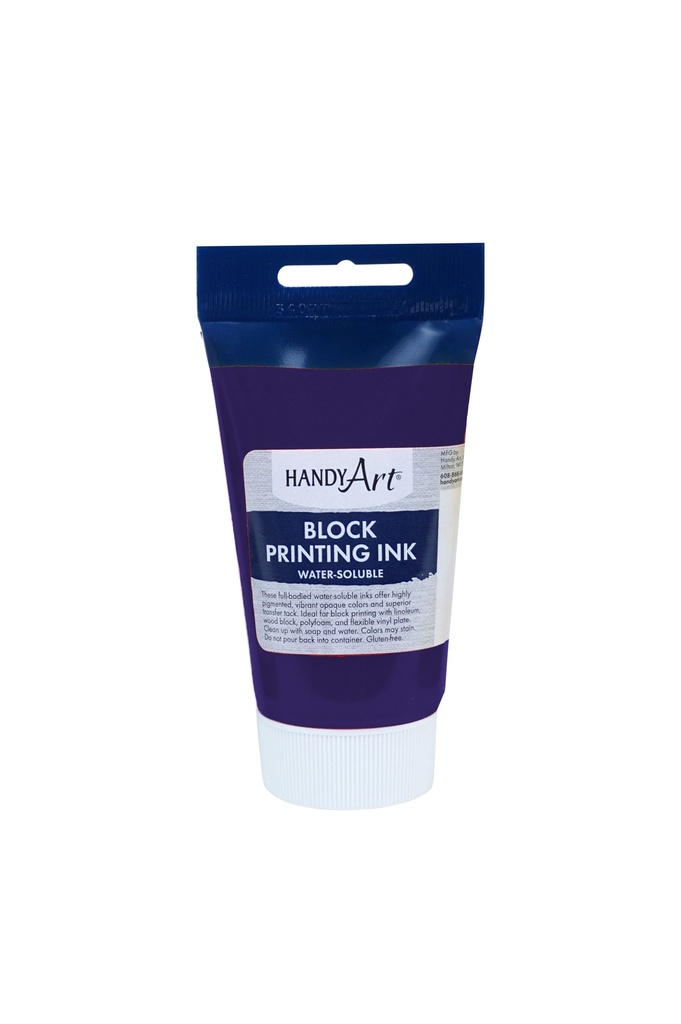 Handy Art Block Printing Ink Violet 2.5oz **ND**