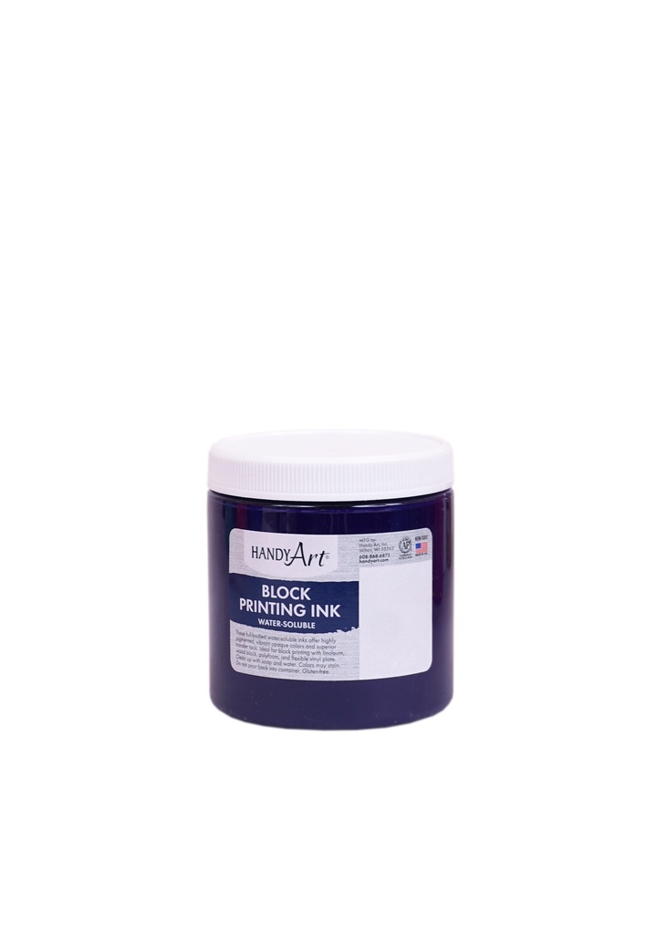 Handy Art Block Printing Ink Violet 8oz **ND**