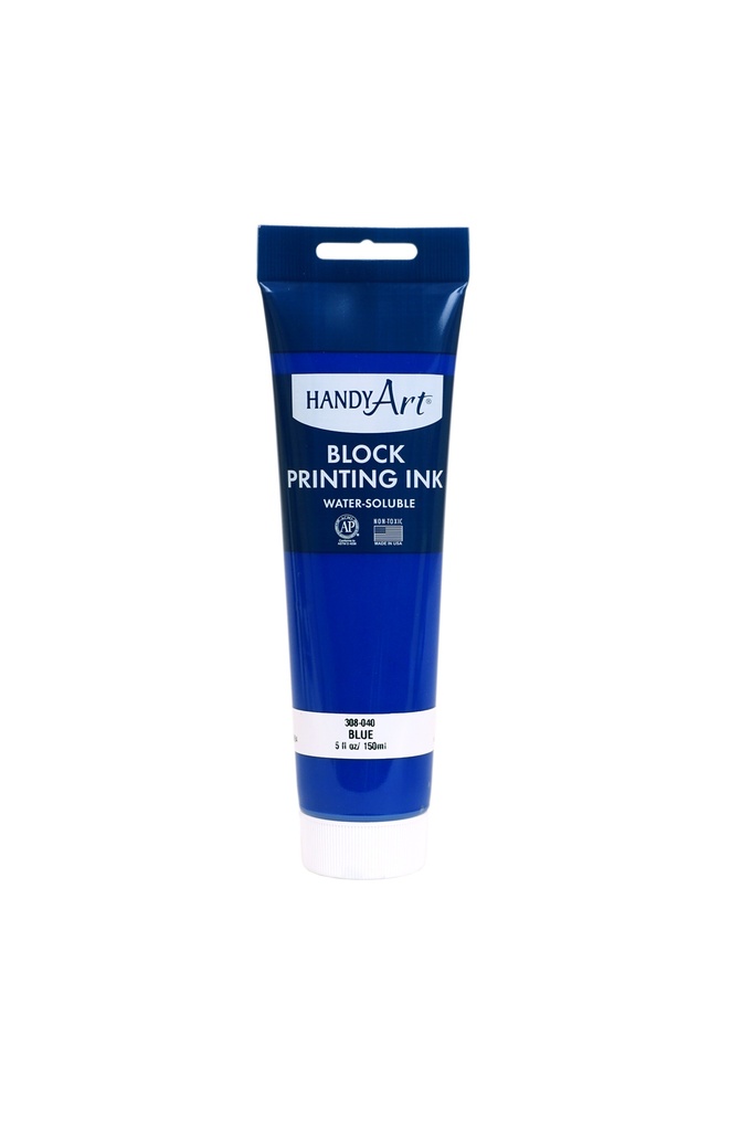 Handy Art Block Printing Ink Blue 5oz **ND**