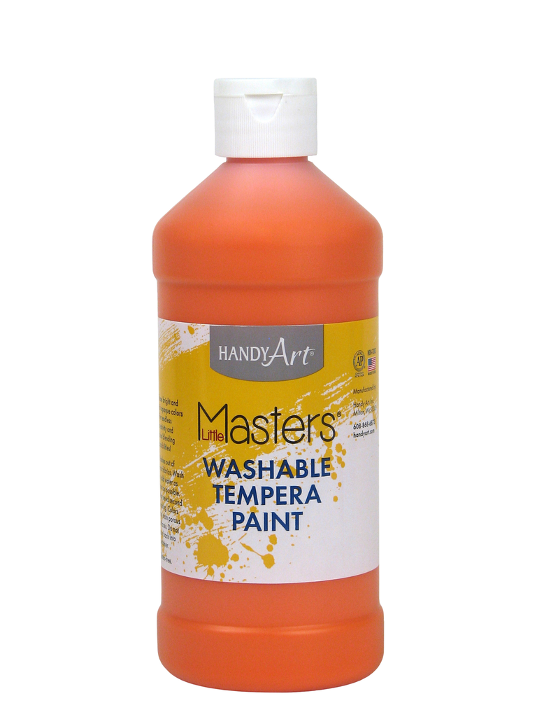 Handy Art Little Masters Tempera Orange 16 oz **ND**