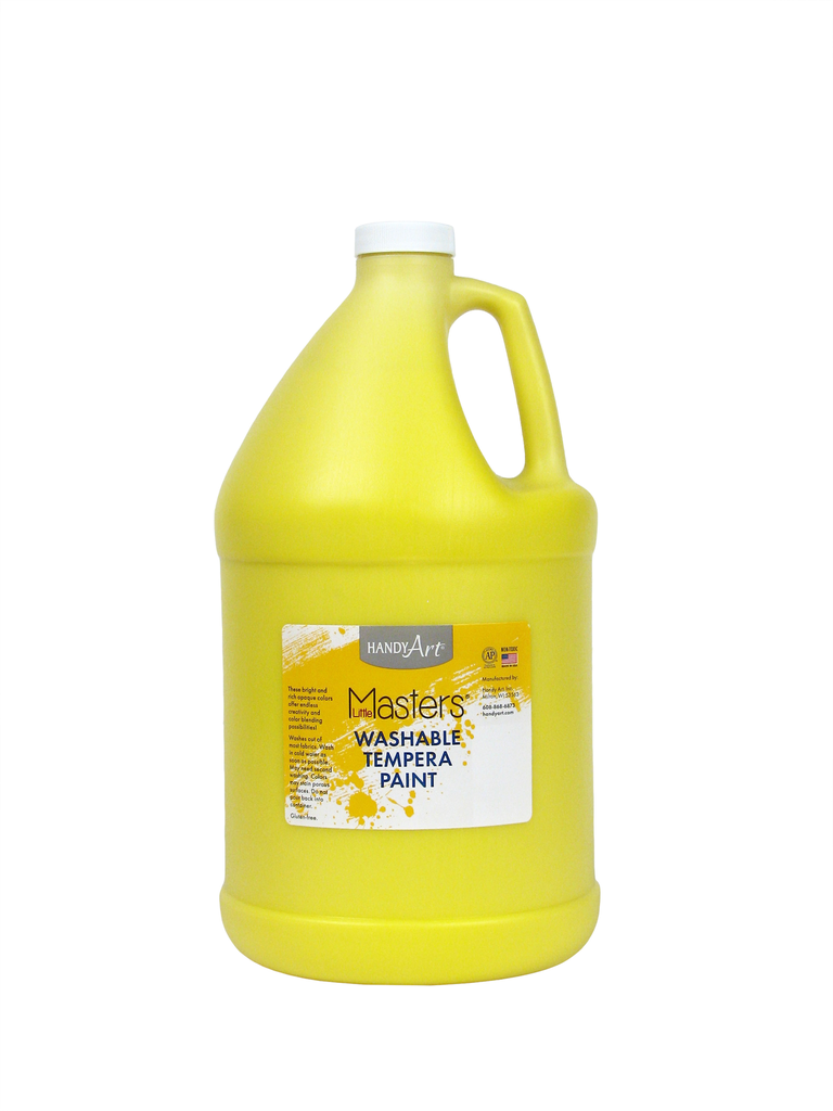 Handy Art Little Masters Tempera Yellow Gallon **ND**