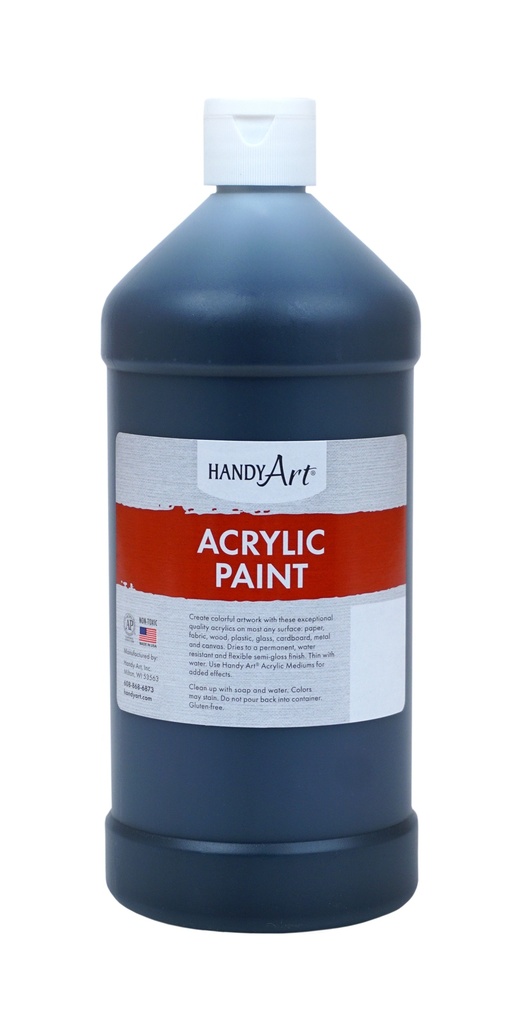 Handy Art Acrylic Paint 32oz Mars Black **ND**