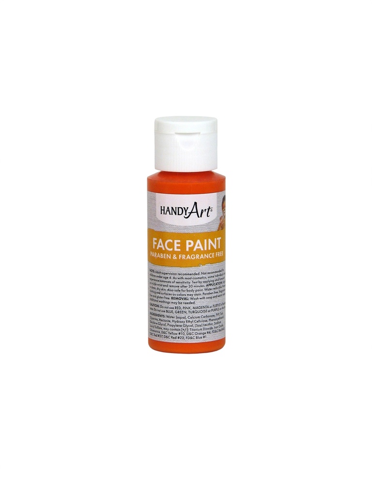 Handy Art Face Paint Orange 2oz **ND**