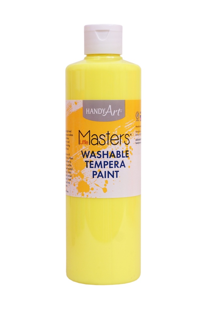 Handy Art Little Masters Washable Flourescent Yellow 16 oz **ND**