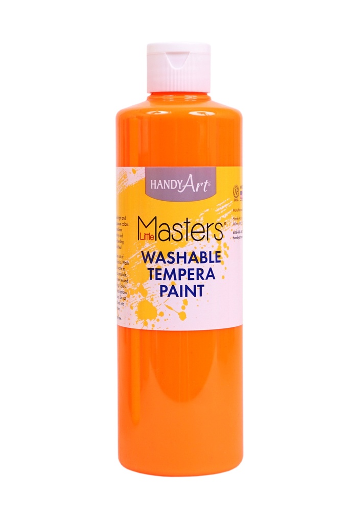 Handy Art Little Masters Washable Flourescent Orange 16 oz **ND**