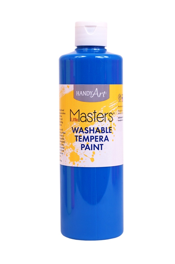 Handy Art Little Masters Washable Flourescent Blue 16 oz **ND**