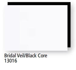 Bainbridge Basics 32" x 40" Matboard Bridal Veil/Black Core