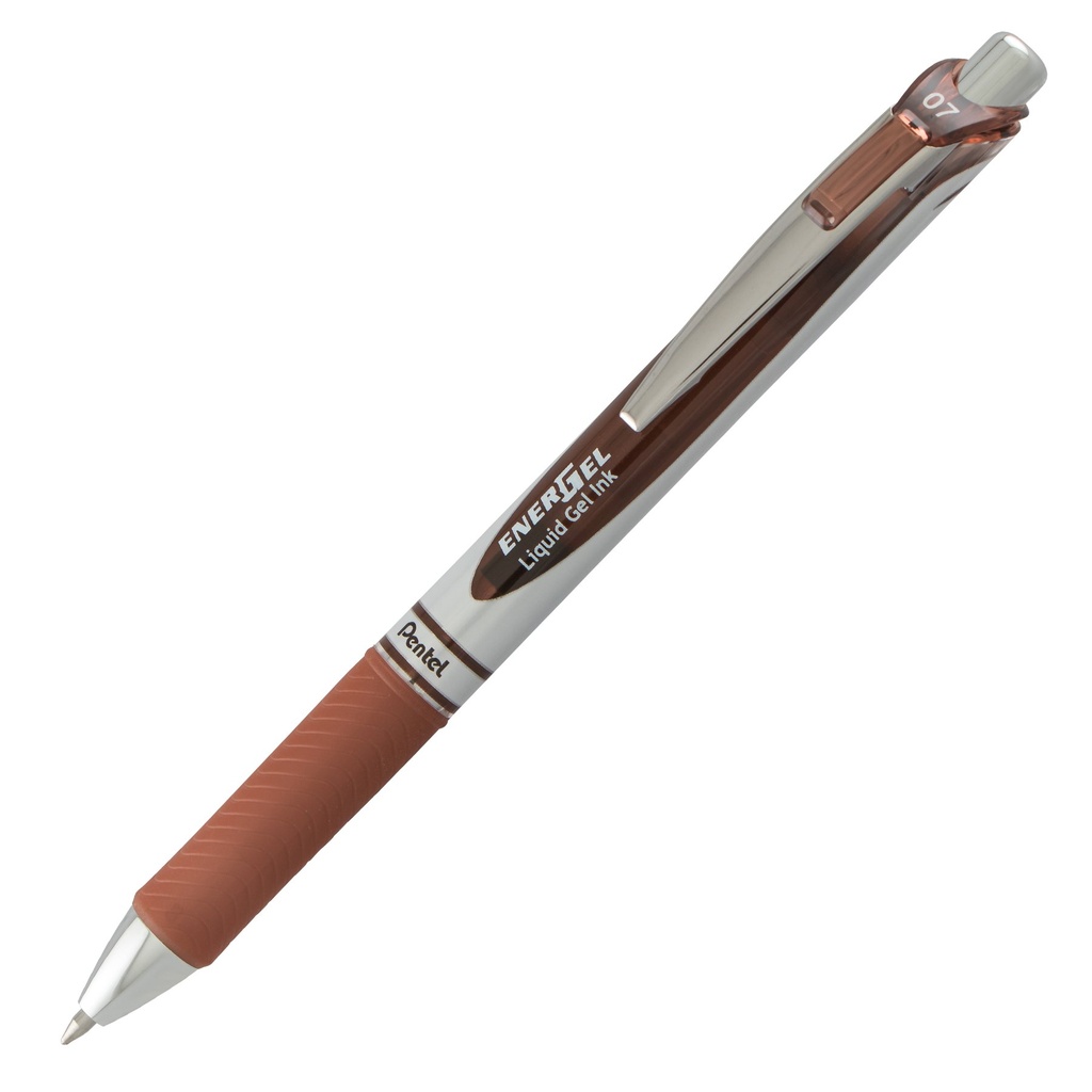 Pentel EnerGel Liquid Gel Pen 0.7mm Brown