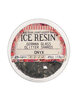 Ranger Ice Resin German Glass Glitter Onyx **ND**