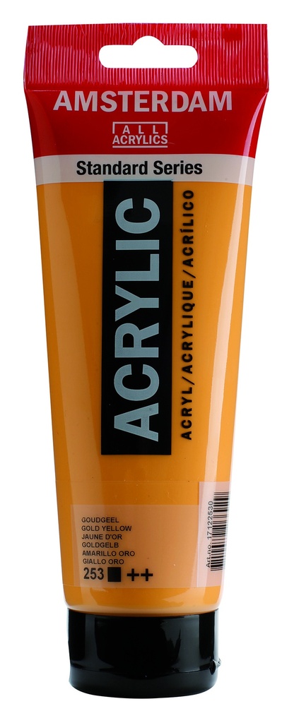 Amsterdam Standard Acrylic 250ML GOLD YELLOW 253 **ND** SO