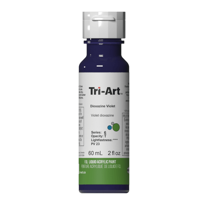 Tri-Art Liquid Acrylics 120ml (4.05 fl oz.) Series 6 Dioxazine Violet *sale*