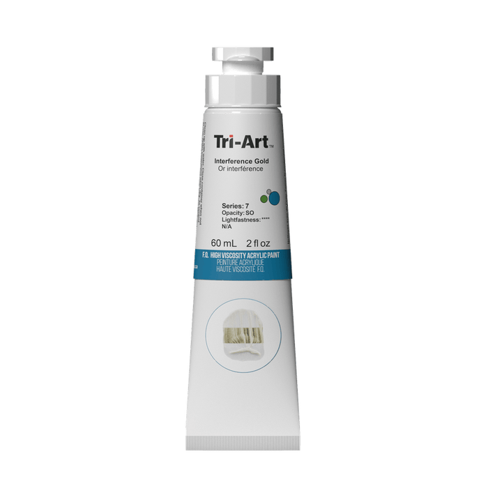 Tri-Art High Viscosity Acrylic Interference Gold 60ml S1