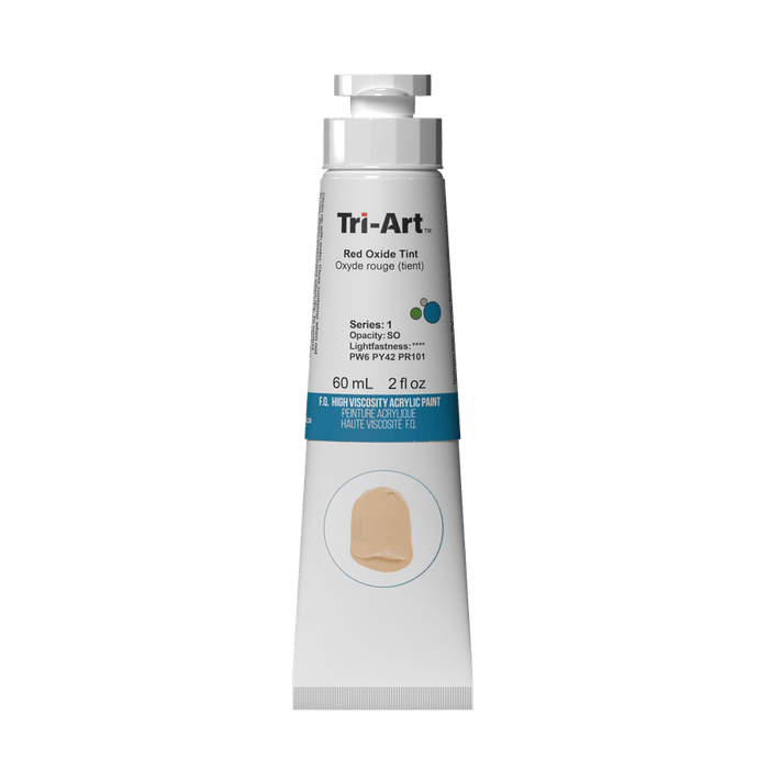 Tri-Art High Viscosity Acrylic Red Oxide Tint 60ml S1