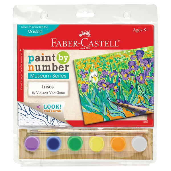 Faber Castell Paint By Number Museum Series Irises Set **ND**