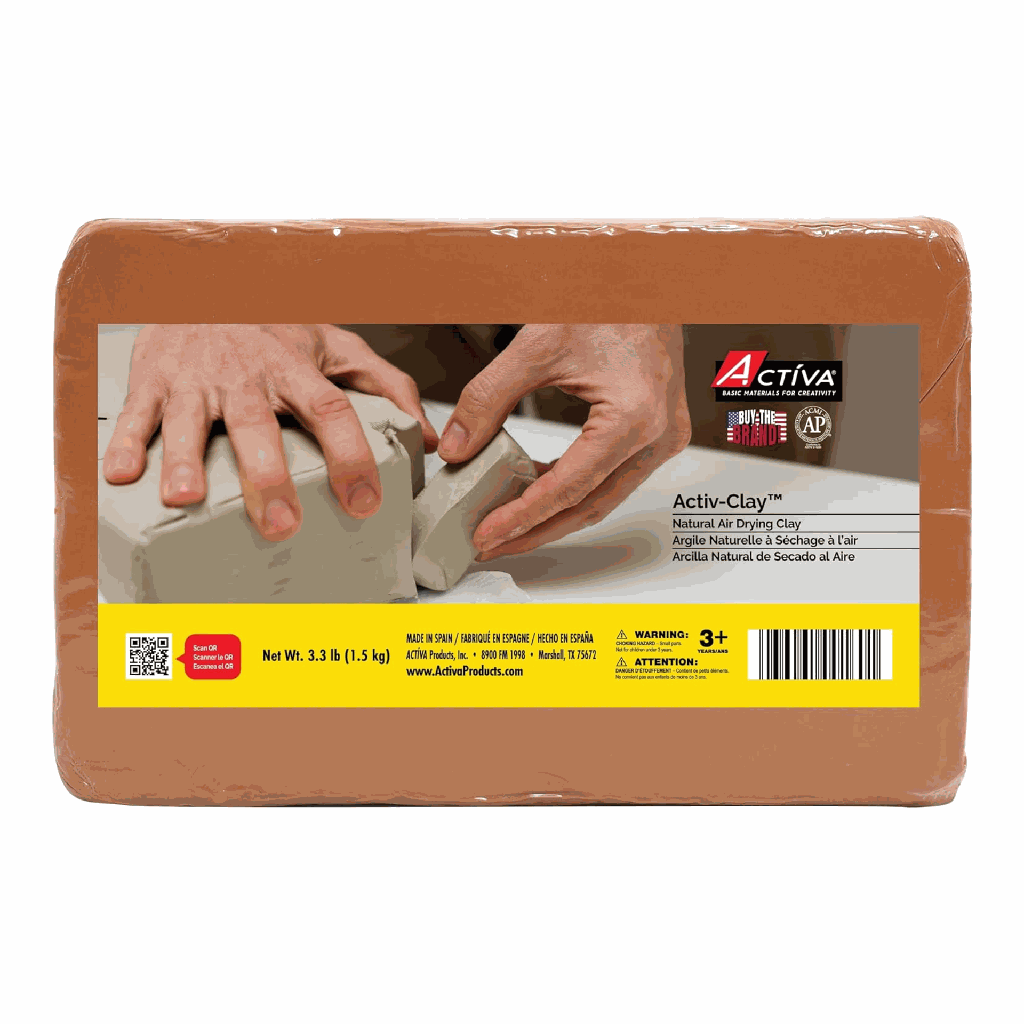 Activa Activ-Clay 3.3lb Terracota Air Dry Clay