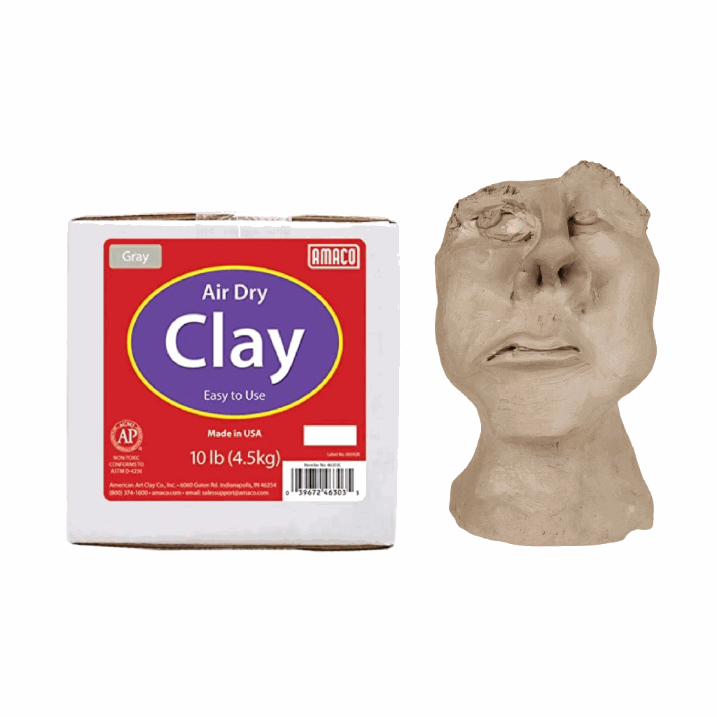 Amaco Air Dry Clay Grey 10lb **ND**