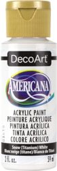 Americana Acrylic Snow (Titanium) White 2oz **ND**