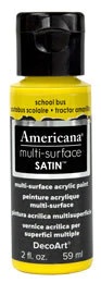 Americana multi-surface SATIN School Bus **ND**