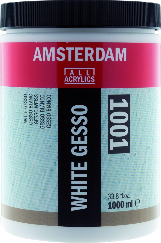 Amsterdam Acrylic Ground GESSO WHITE 1000ML