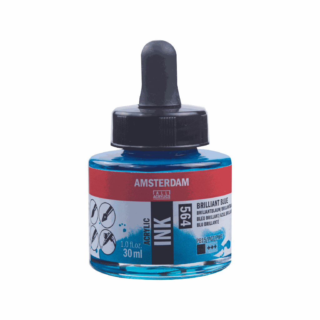 Amsterdam Acrylic Ink 30ML BRILL.BLUE **ND**