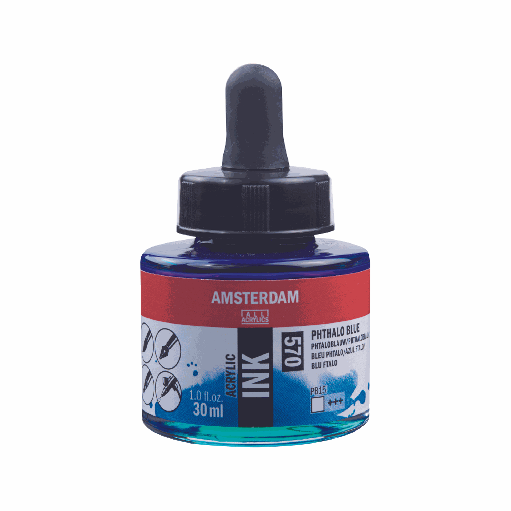 Amsterdam Acrylic Ink 30ML PHTH.BLUE **ND**