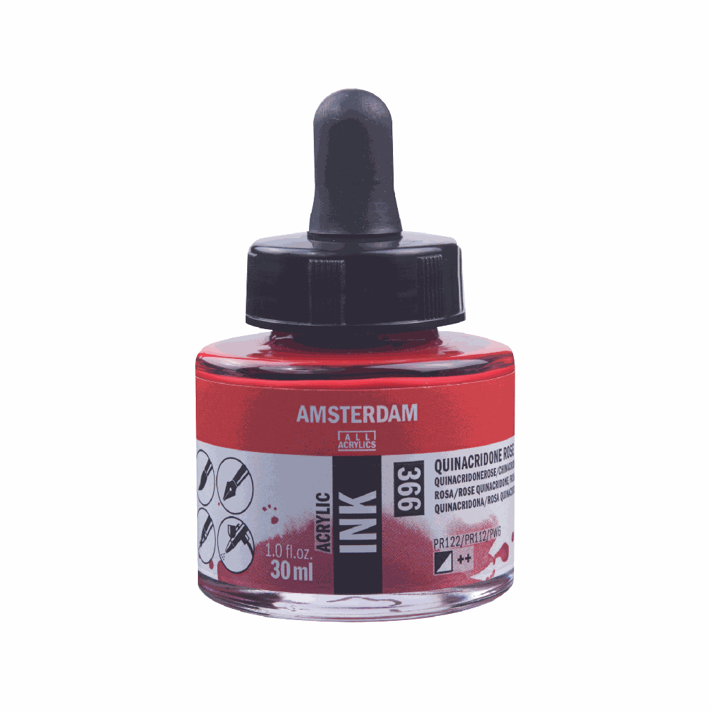 Amsterdam Acrylic Ink 30ML QUINAROSE **ND**