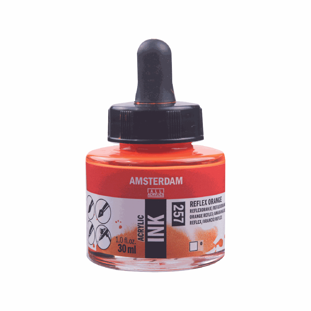 Amsterdam Acrylic Ink 30ML REFLEX ORANGE **ND**