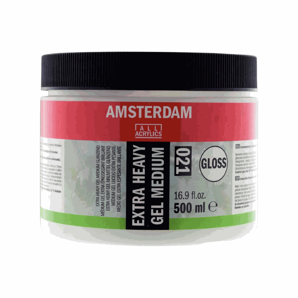 Amsterdam Acrylic Medium EXTRA HEAVY GEL GLOSS 500ML