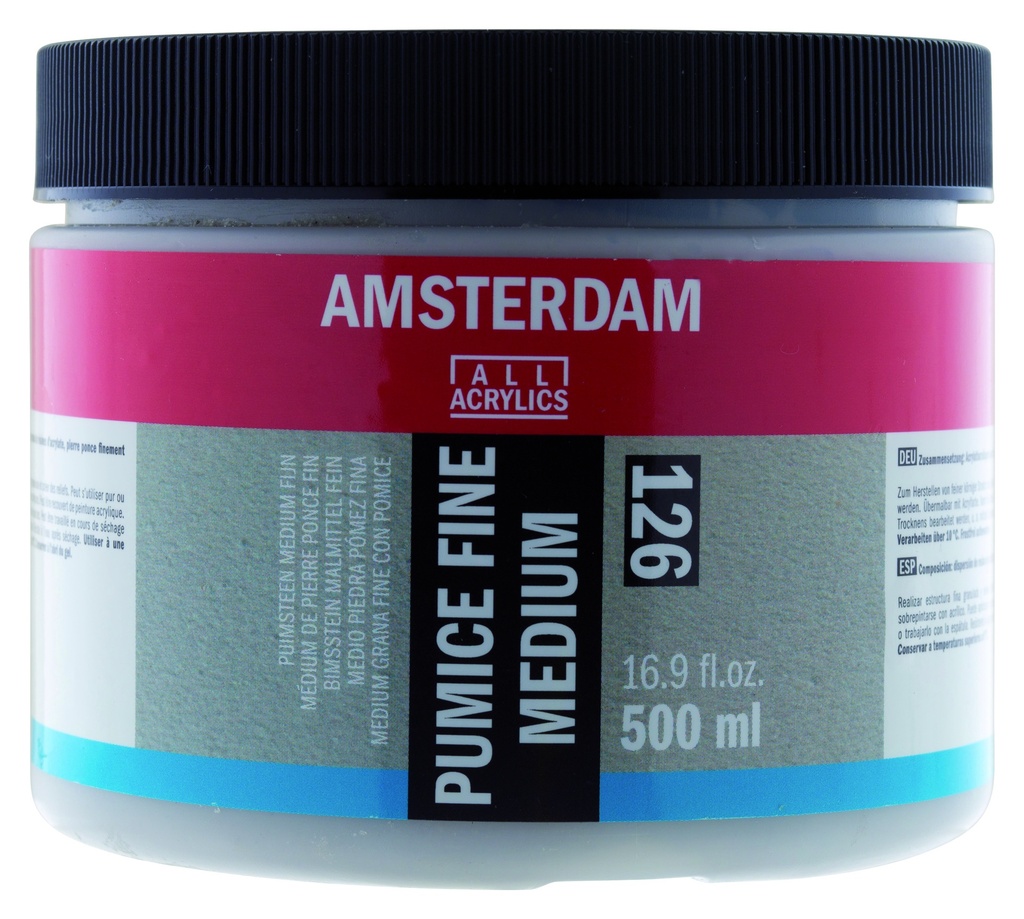 Amsterdam Acrylic Medium PUMICE FINE 500ML