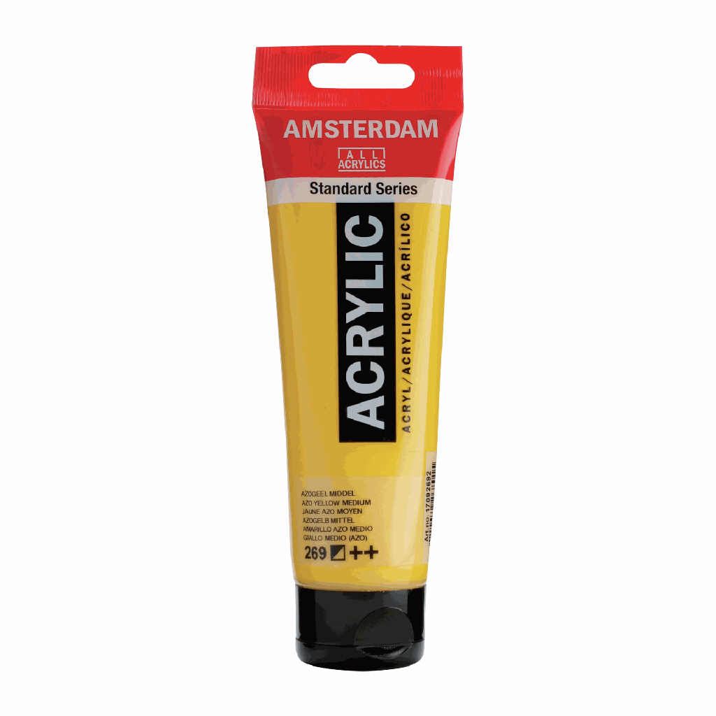 Amsterdam Standard Acrylic 120ML AZO YELLOW MED 269 **ND**
