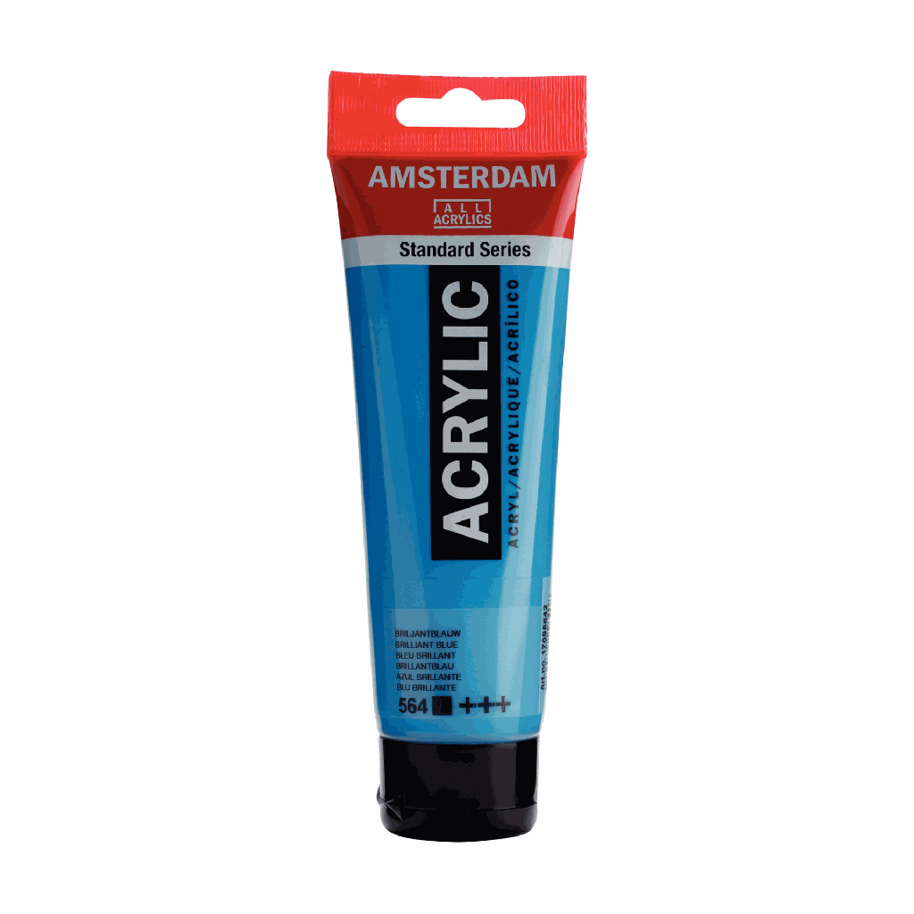 Amsterdam Standard Acrylic 120ML BRILLANT BLUE 564 **ND**