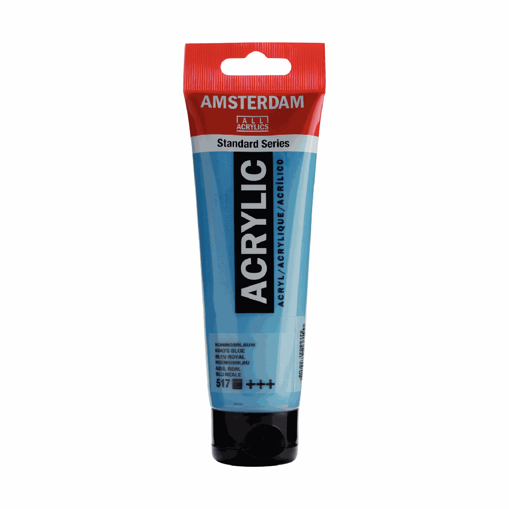 Amsterdam Standard Acrylic 120ML KING'S BLUE 517 **ND**