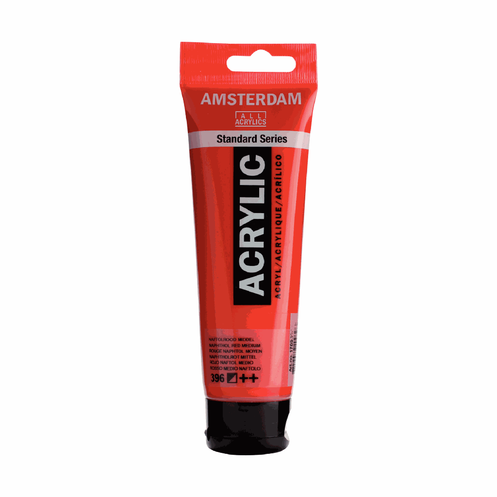 Amsterdam Standard Acrylic 120ML NAPHTH RED MED 396 **ND**