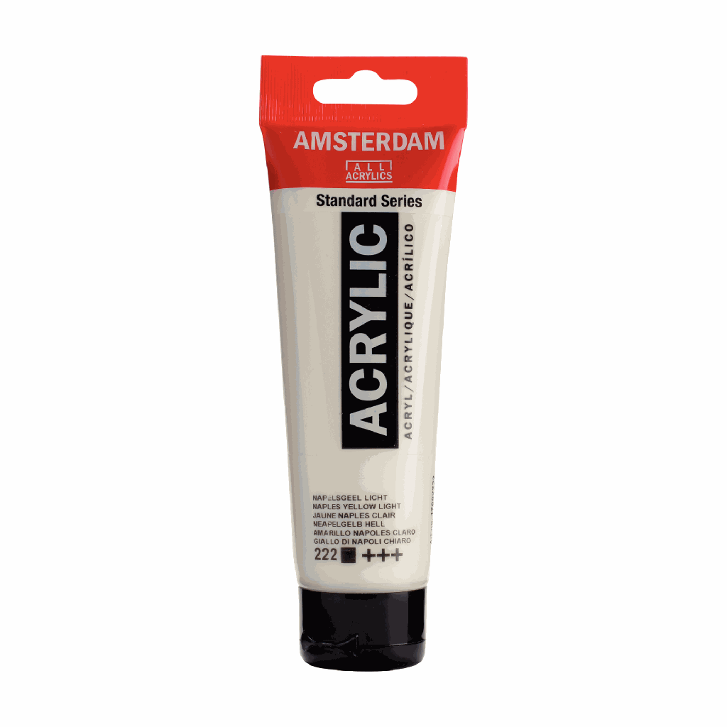 Amsterdam Standard Acrylic 120ML NAPLES YELL LT 222 **ND**