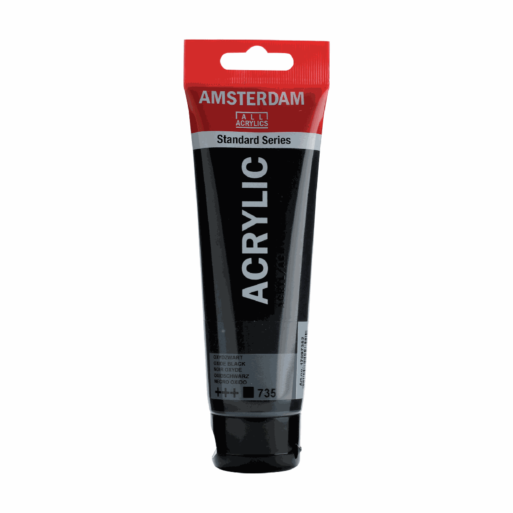 Amsterdam Standard Acrylic 120ML OXIDE BLACK 735 **ND**