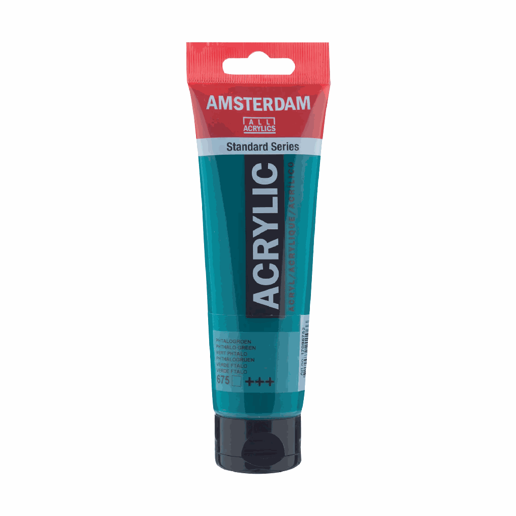 Amsterdam Standard Acrylic 120ML PHTHALO GREEN 675 **ND**