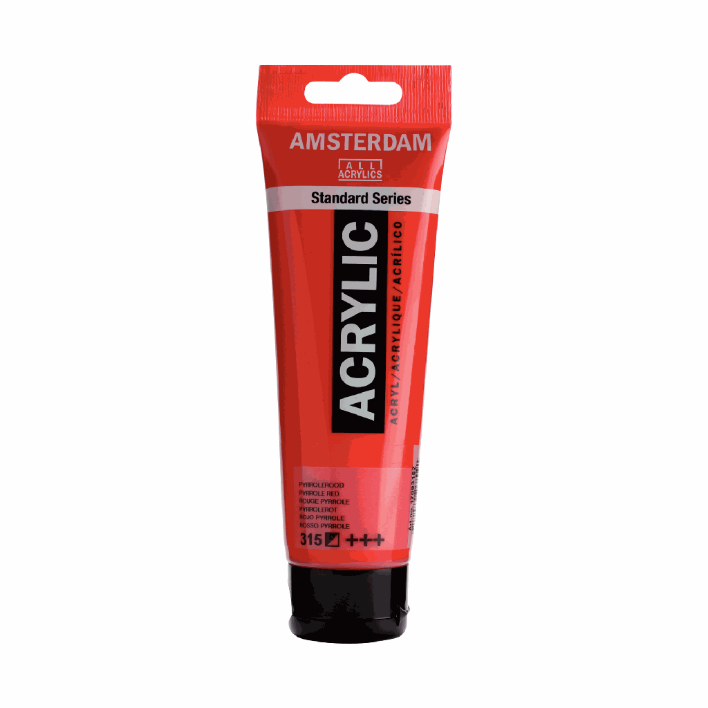 Amsterdam Standard Acrylic 120ML PYRROLE RED 315 **ND**