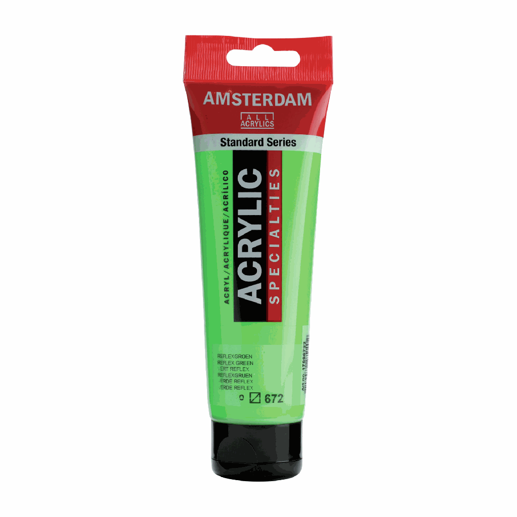 Amsterdam Standard Acrylic 120ML REFLEX GREEN 672 **ND**