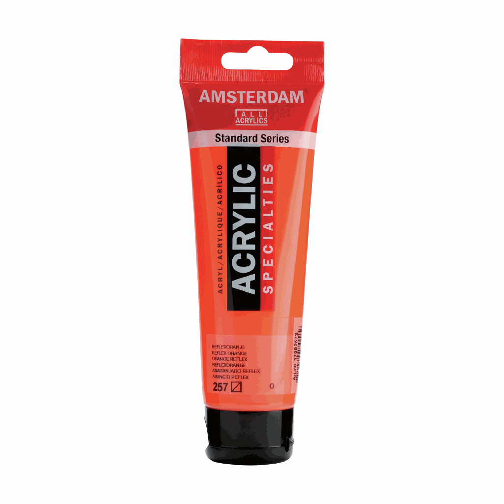 Amsterdam Standard Acrylic 120ML REFLEX ORANGE 257 **ND**