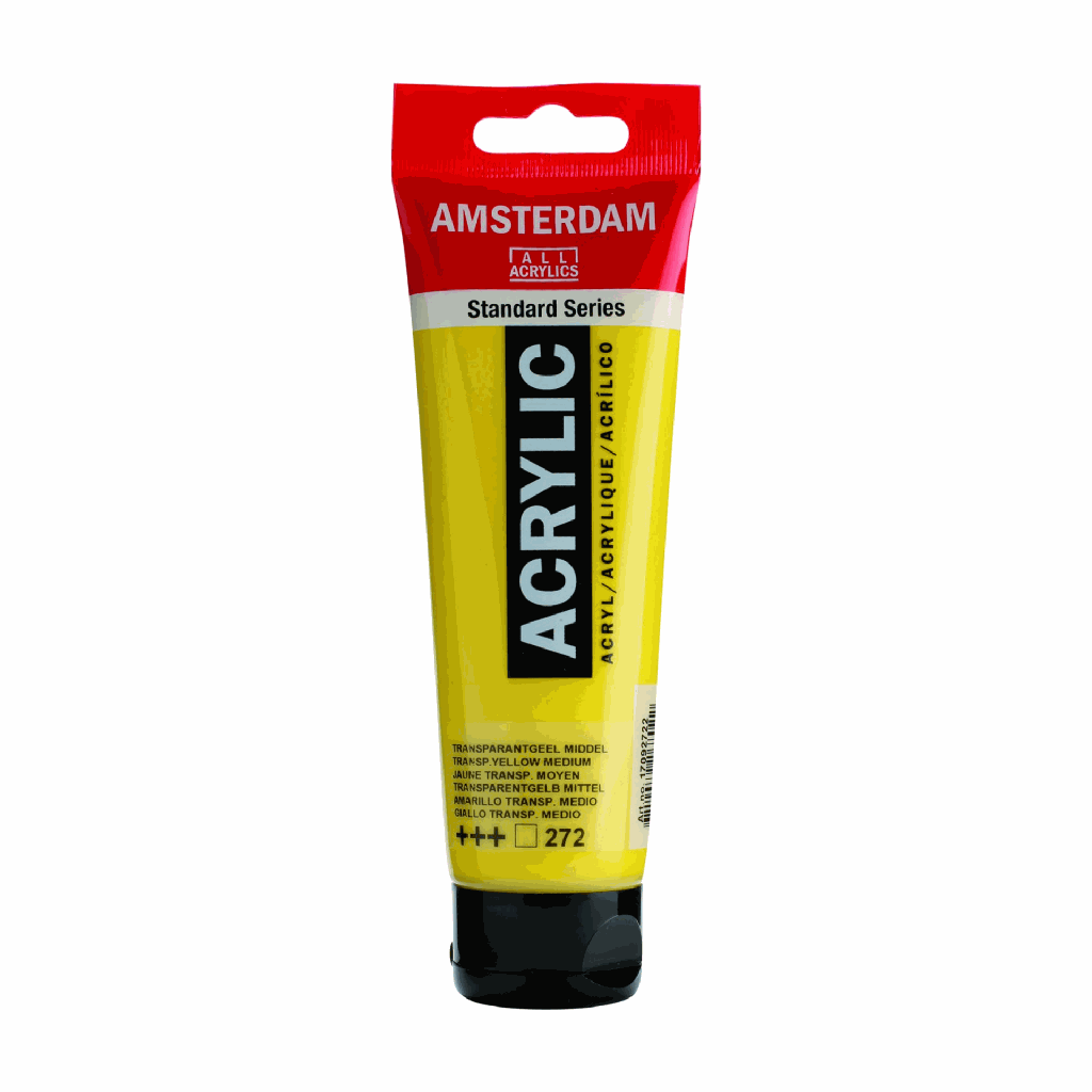 Amsterdam Standard Acrylic 120ML TRANSP YELL MD 272 **ND**