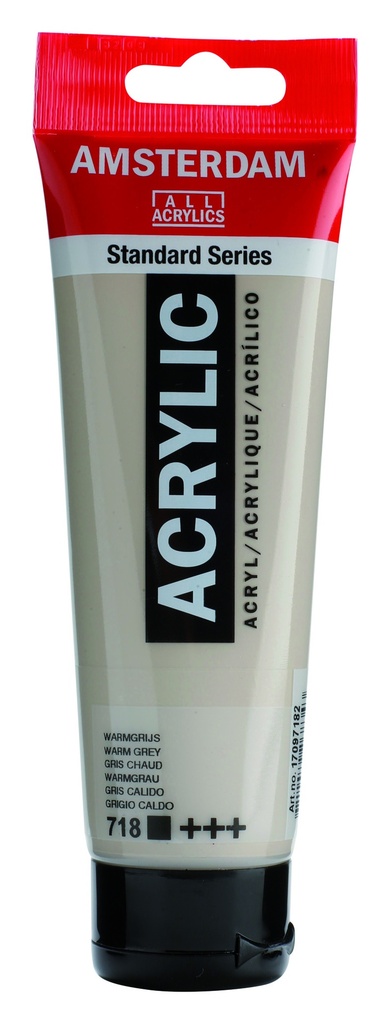 Amsterdam Standard Acrylic 120ML WARM GREY 718 **ND**