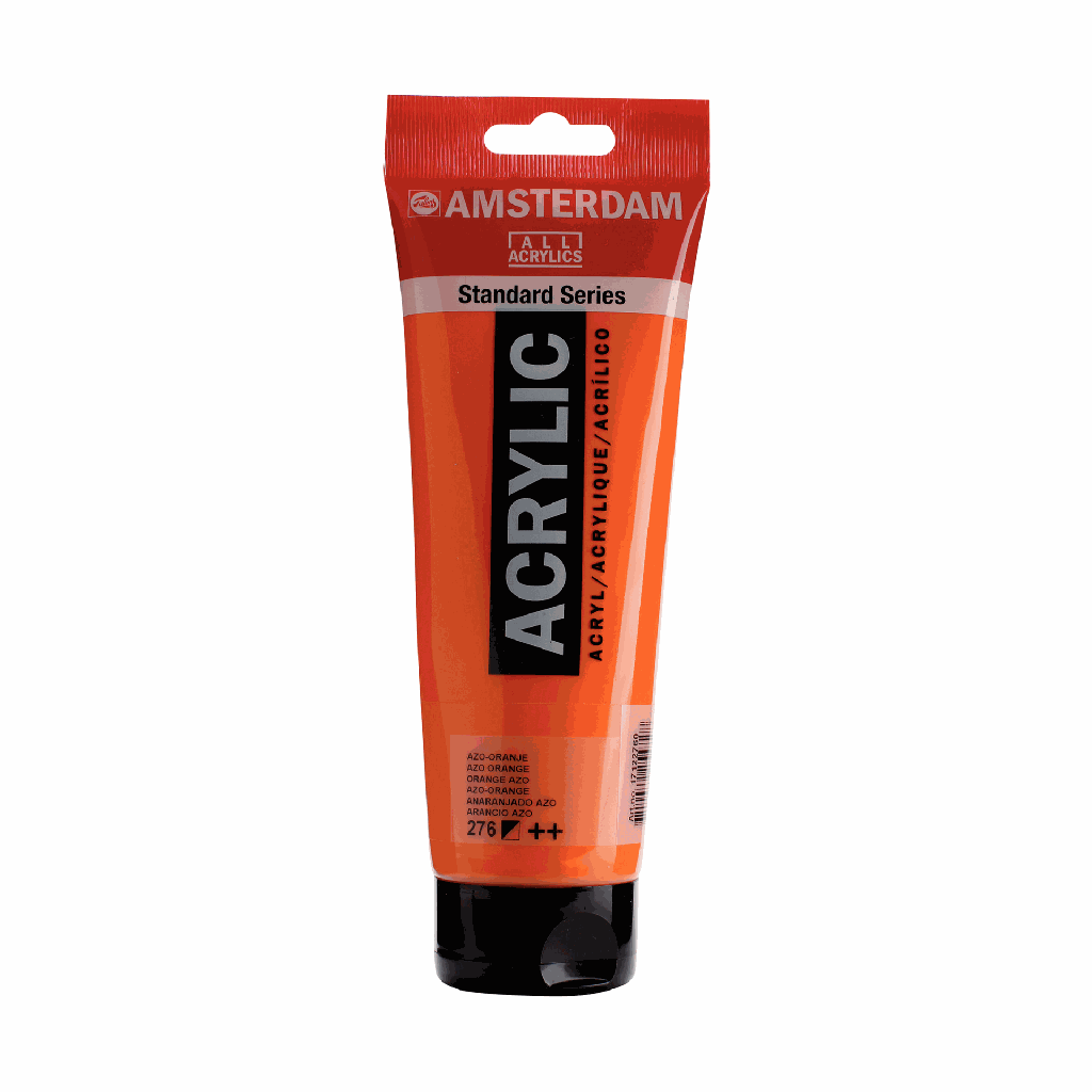 Amsterdam Standard Acrylic 250ML AZO ORANGE 276 **ND**
