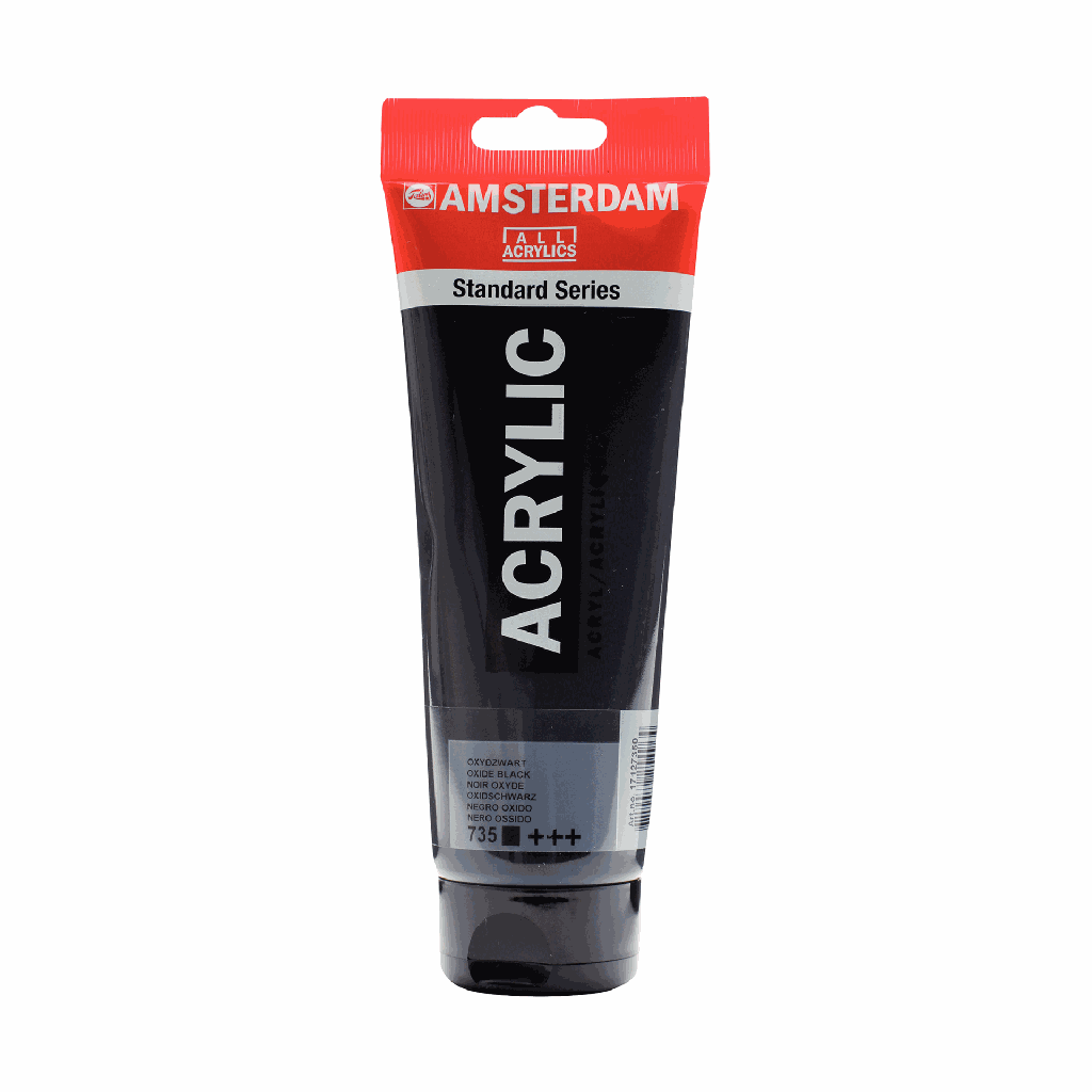 Amsterdam Standard Acrylic 250ML OXIDE BLACK 735 **ND**