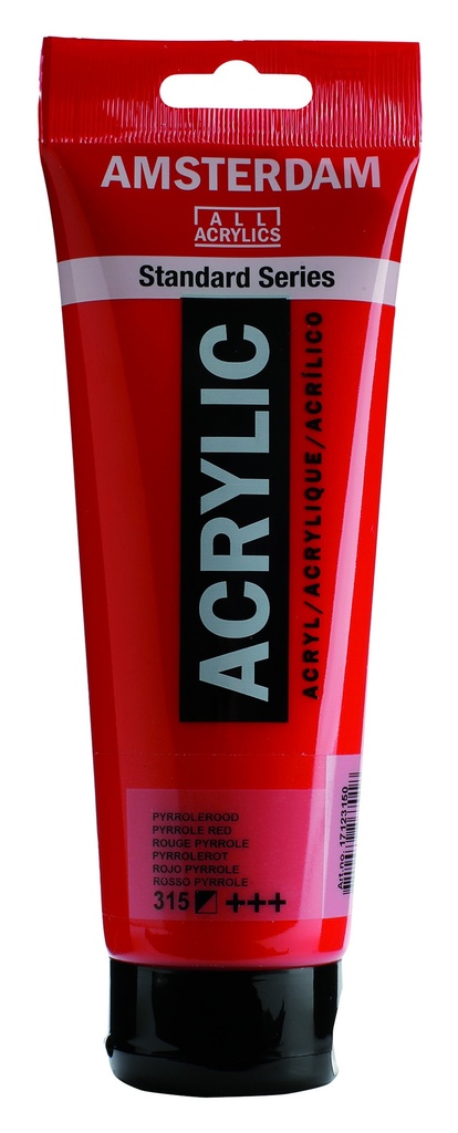 Amsterdam Standard Acrylic 250ML PYRROLE RED 315 **ND**