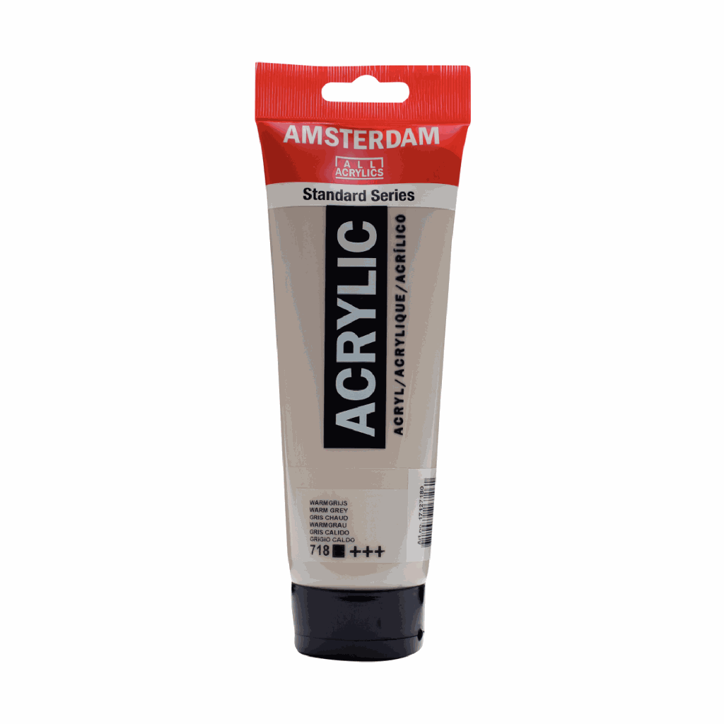 Amsterdam Standard Acrylic 250ML WARM GREY 718 **ND**