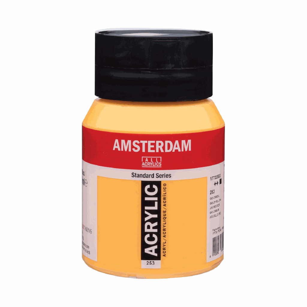 Amsterdam Standard Acrylic 500ML GOLD YELLOW **ND**